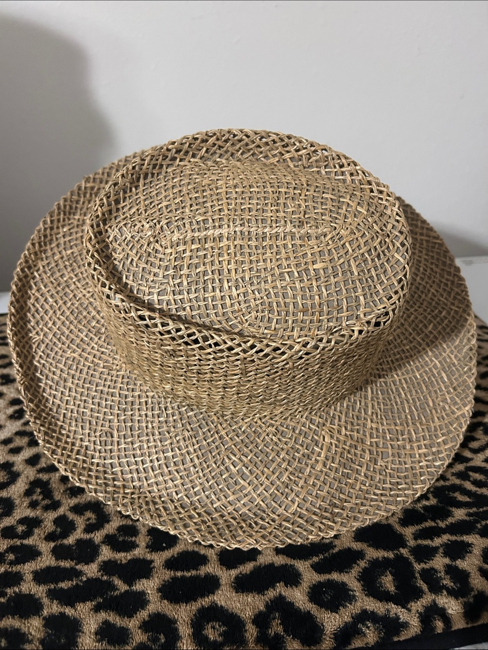 Mens Woven Straw Sun Hat 💕. OS
